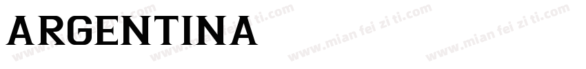 Argentina 2024字体转换